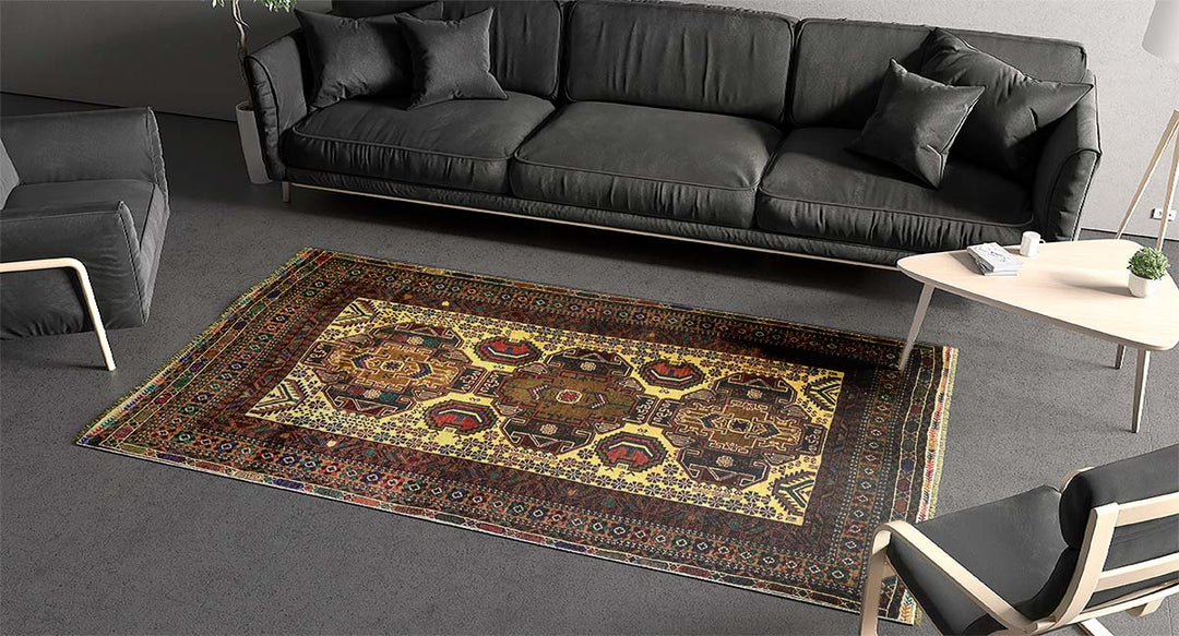 Basque - Size: 6.6 x 3.11 - Imam Carpet Co