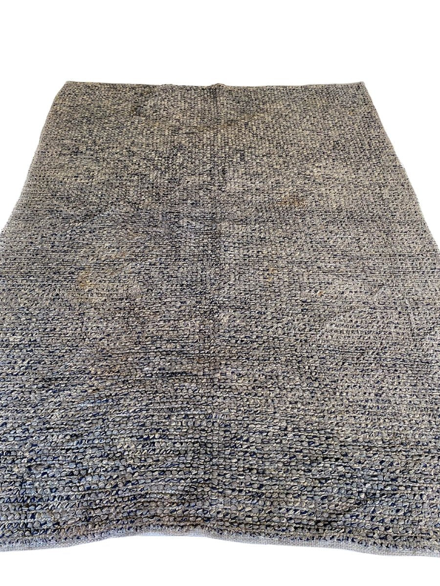 Jute & Wool Braided Rug - Size: 7 x 5.6 - Imam Carpet Co. Home
