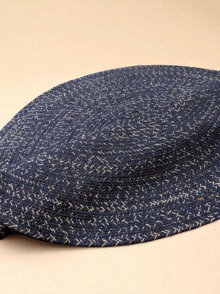 Braided Overdyed Round Jute Rug - Size: 4 x 4