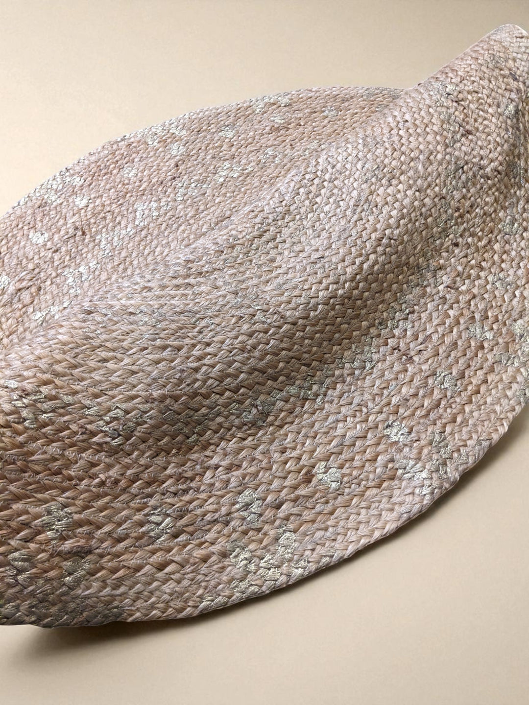 Chunky Natural Jute Rug - Size: 3.9 x 3.9