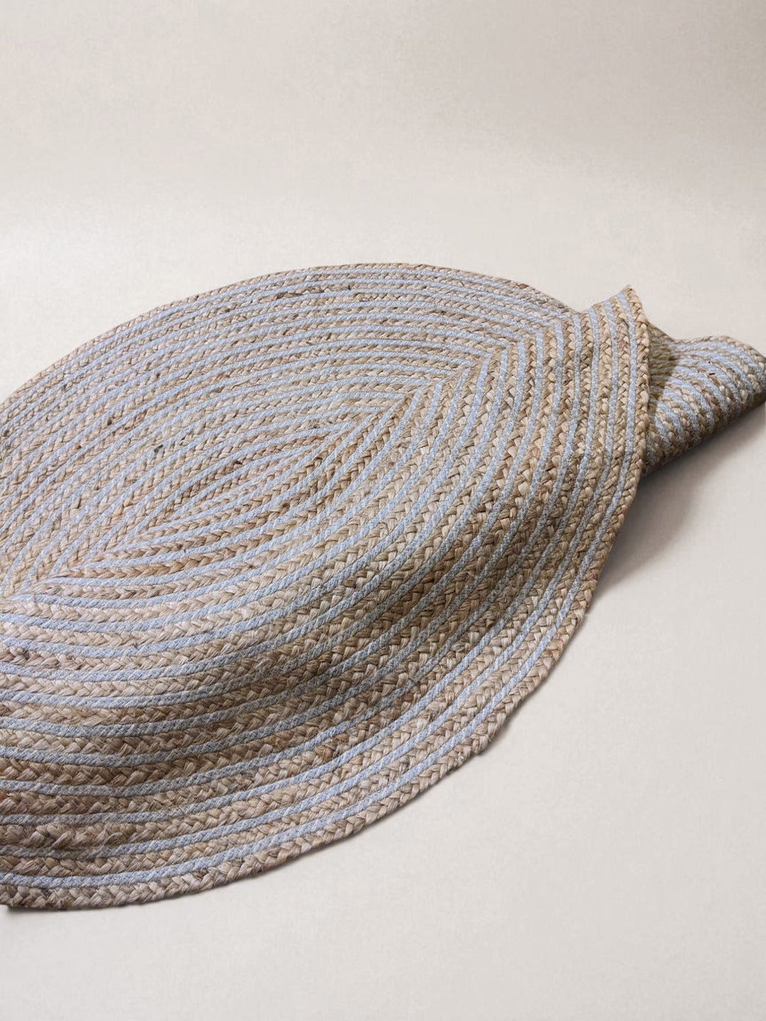 Chunky Natural Jute Rug - Size: 4 x 4