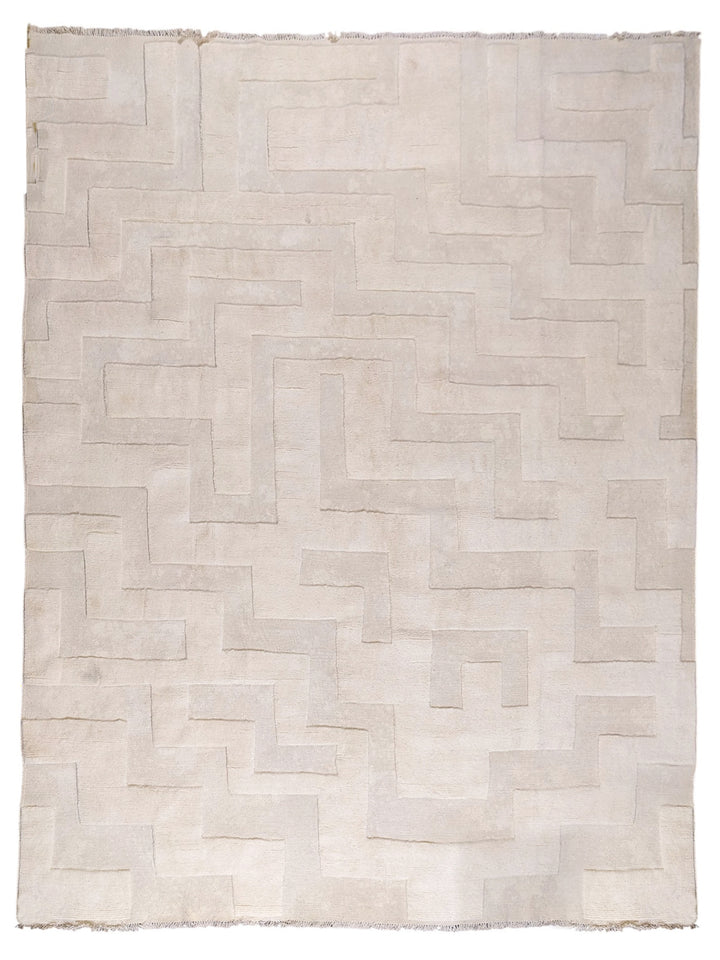 Moroccan Modern Rug- Size: 11.11 x 9.4