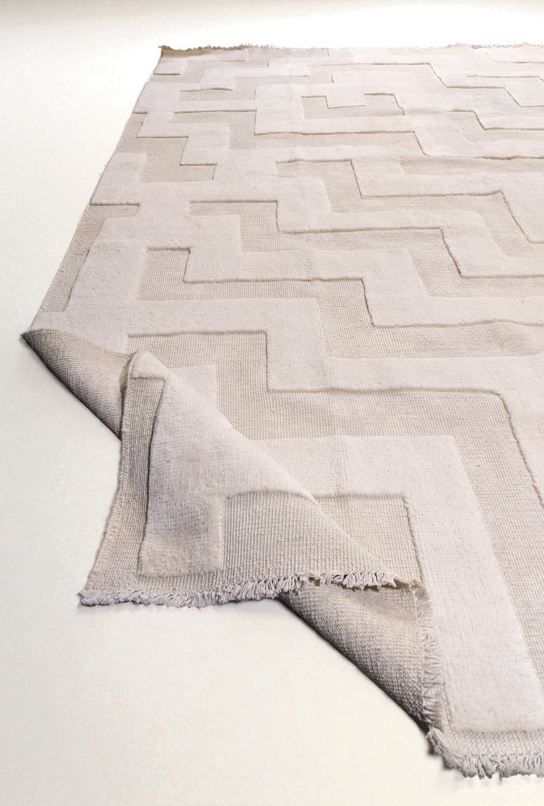 Moroccan Modern Rug- Size: 11.11 x 9.4