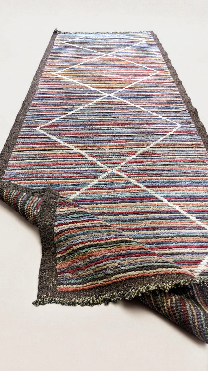 Moroccan Modern Runner - Size: 10.4 x 3