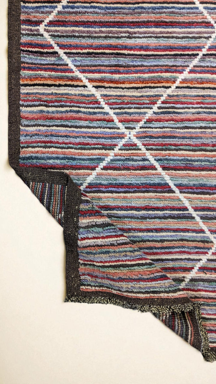 Moroccan Modern Runner - Size: 10.4 x 3