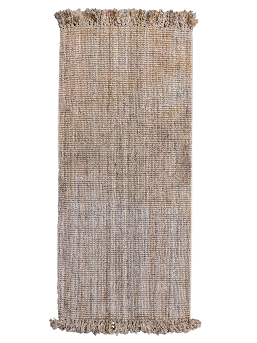 Chunky Natural Jute Runner - Size: 5.10 x 2.9