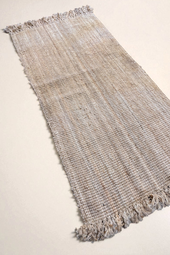 Chunky Natural Jute Runner - Size: 5.10 x 2.9