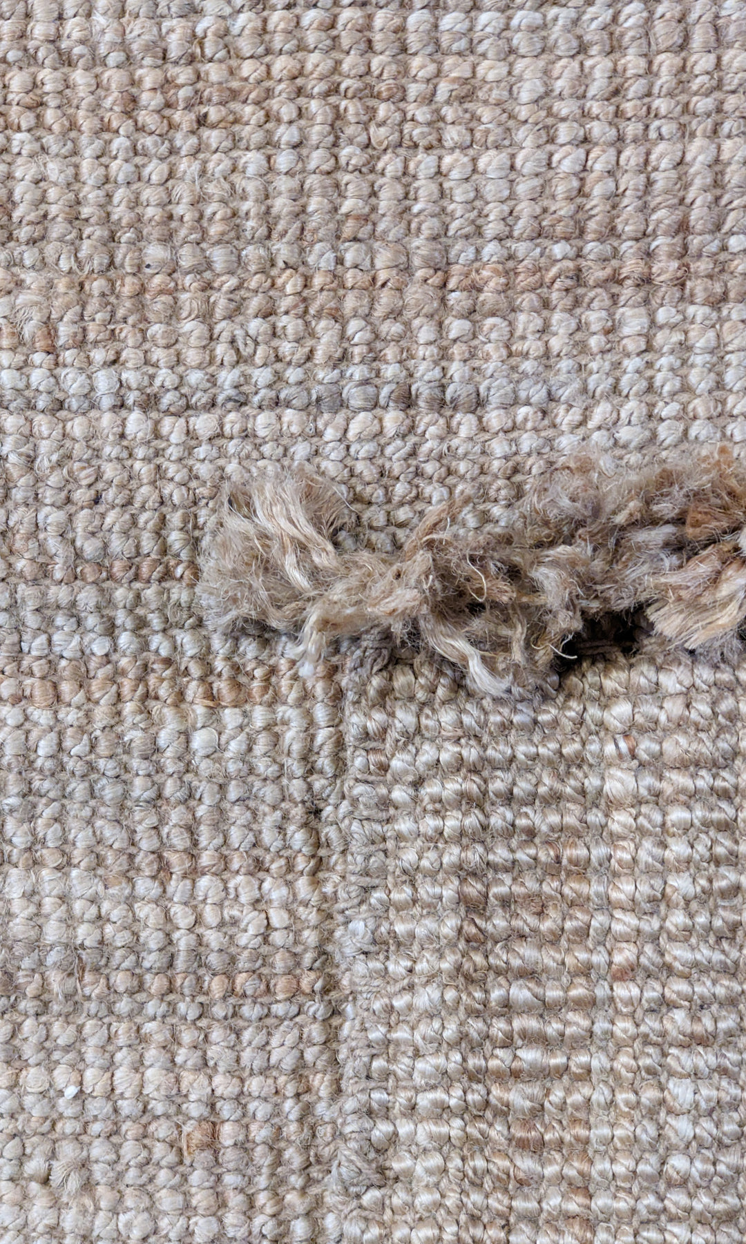 Chunky Natural Jute Runner - Size: 5.10 x 2.9