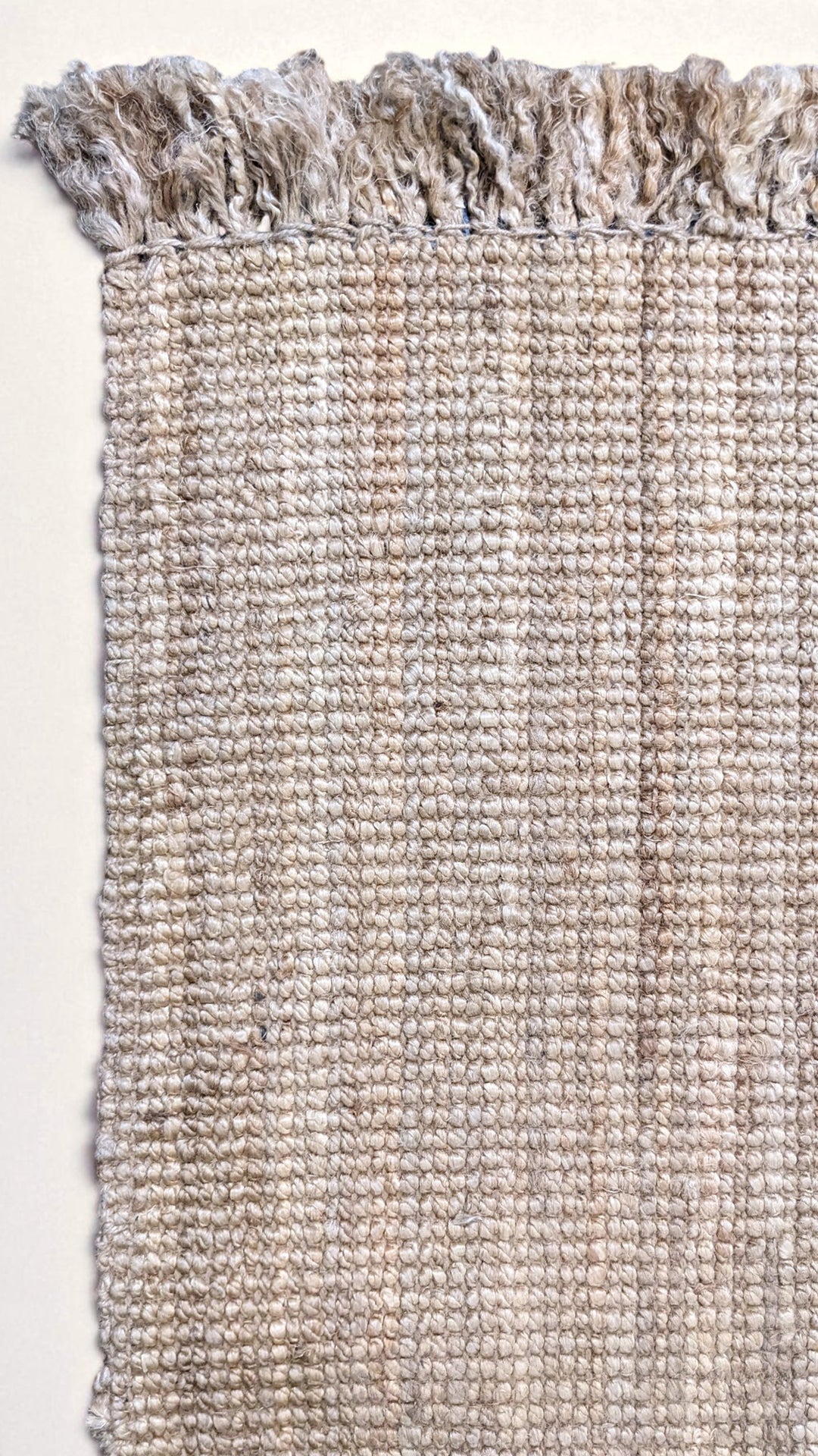 Chunky Natural Jute Runner - Size: 5.10 x 2.9