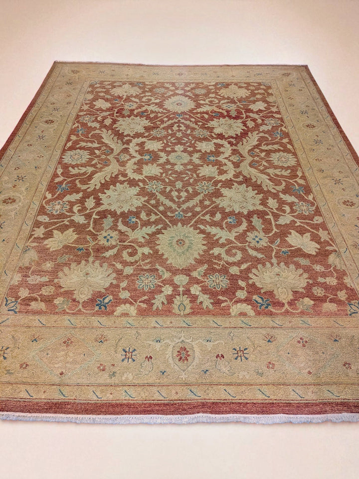 Sumak Hand Knotted Rug - Size: 11.9 x 9
