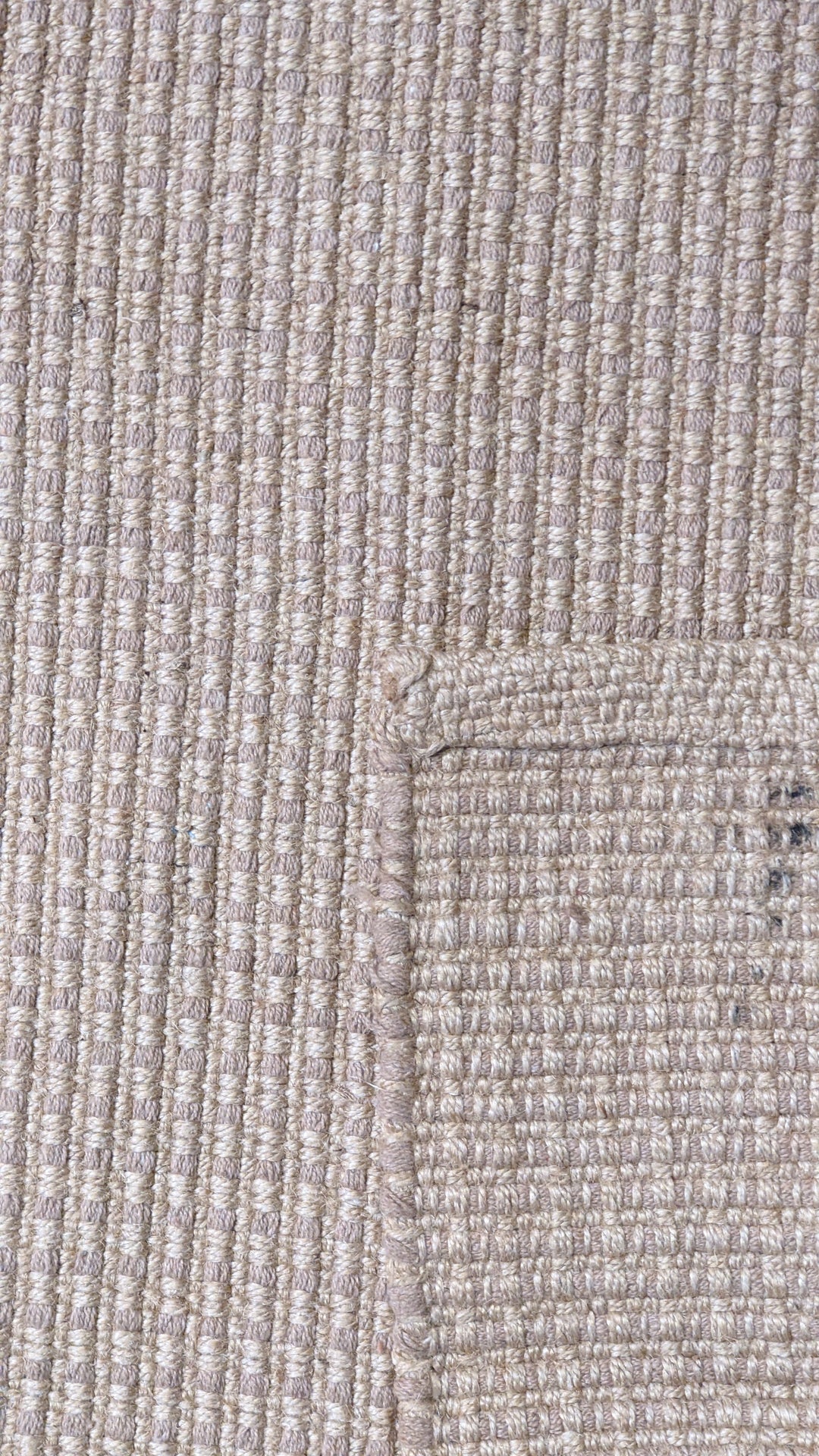 Flatweave Natural Jute Rug - Size: 7.4 x 5.2
