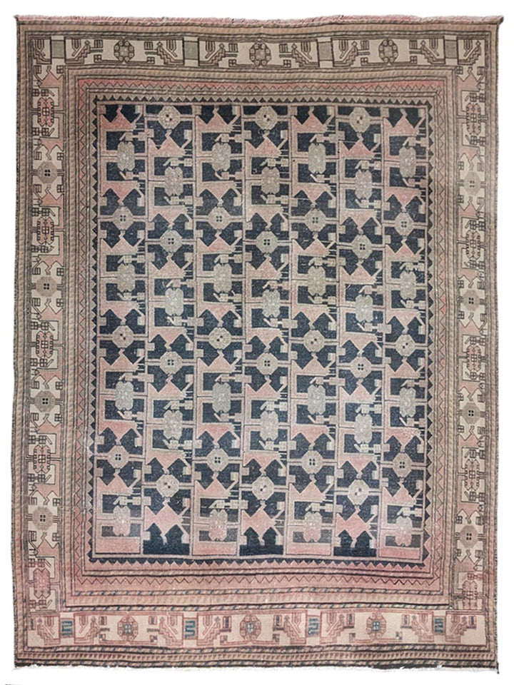 Baluchi Overdyed Tribal Rug - Size: 9.2 x 6.8