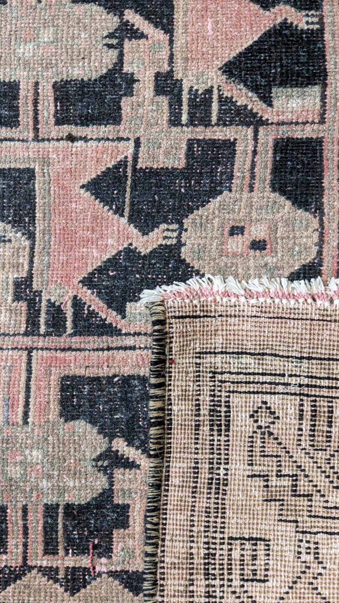 Baluchi Overdyed Tribal Rug - Size: 9.2 x 6.8