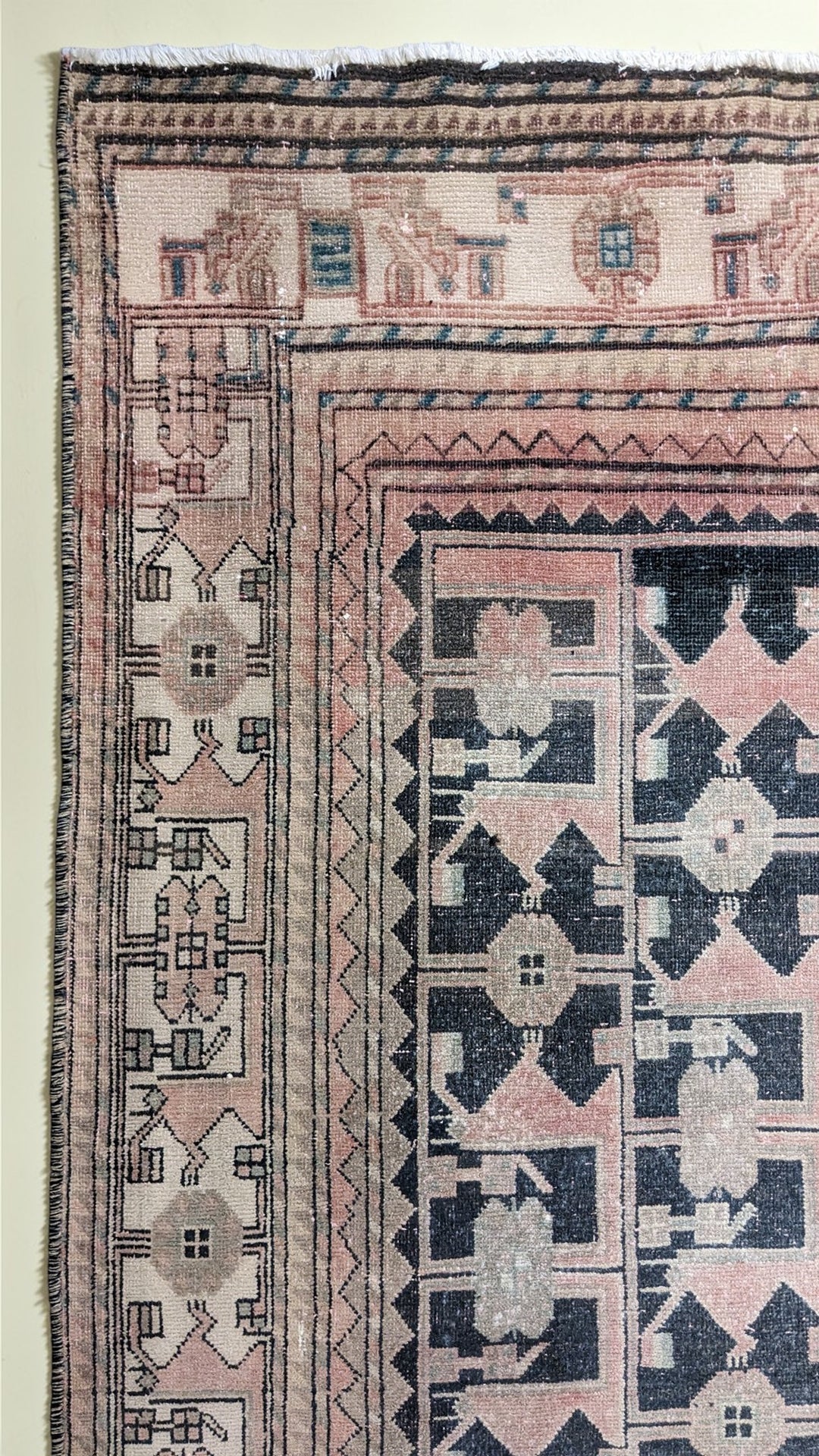 Baluchi Overdyed Tribal Rug - Size: 9.2 x 6.8