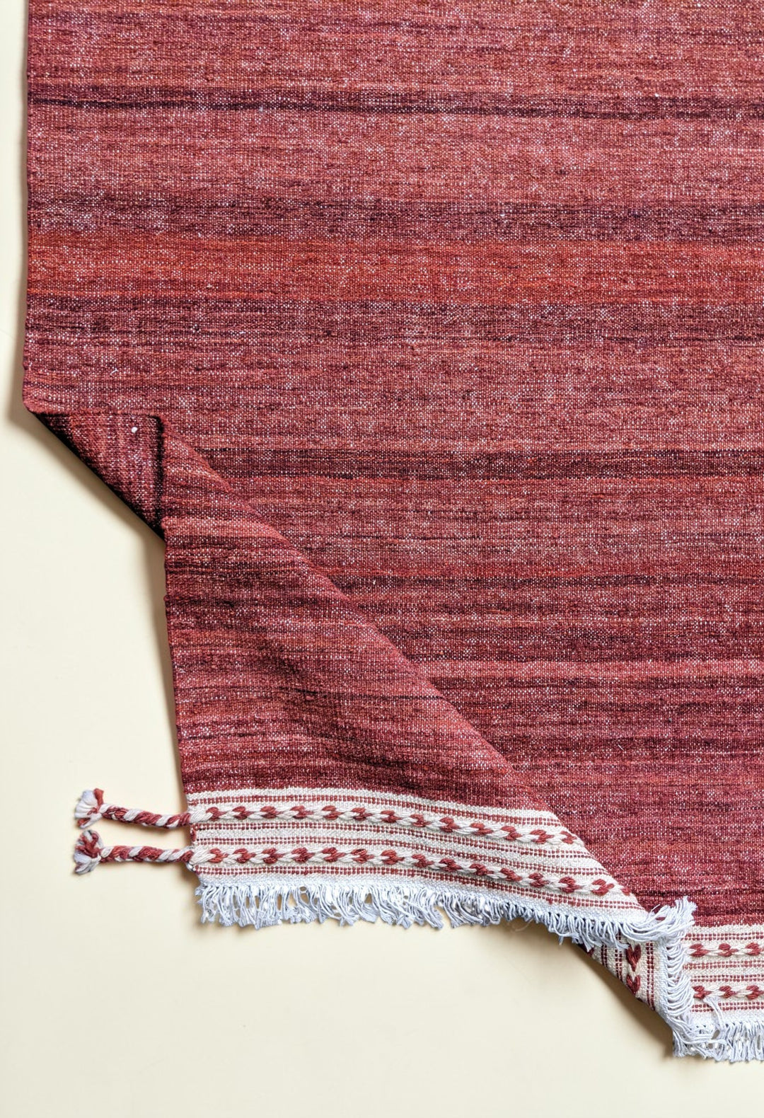 Modern Flatweave Wool Rug - Size: 10.3 x 8.5