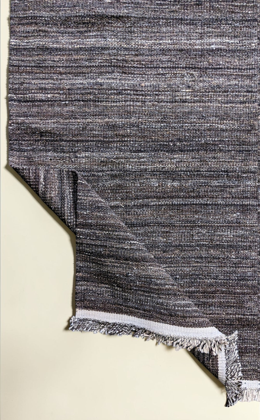 Modern Flatweave Wool Rug - Size: 10.5 x 8