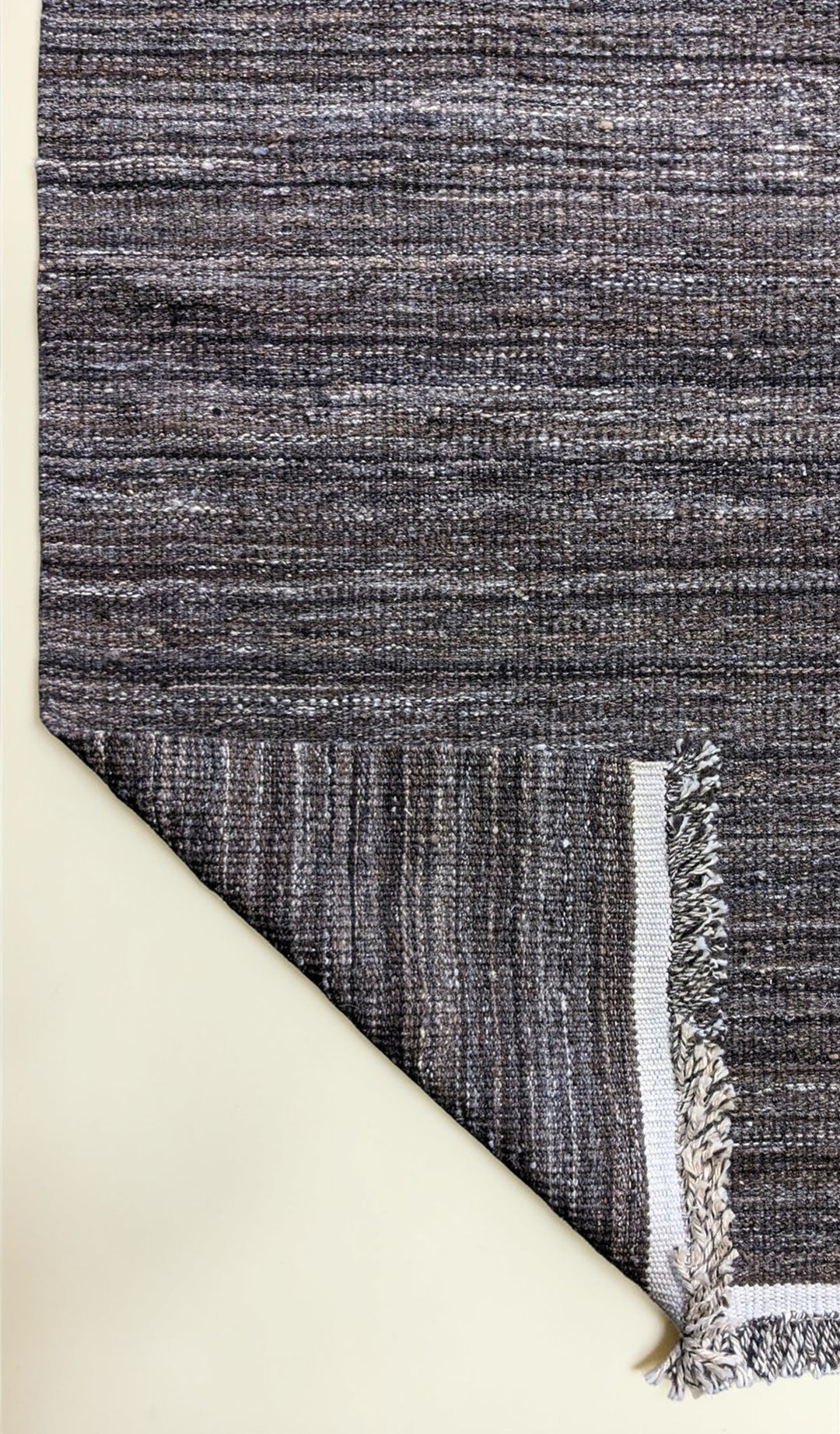 Modern Flatweave Wool Rug - Size: 10.5 x 8