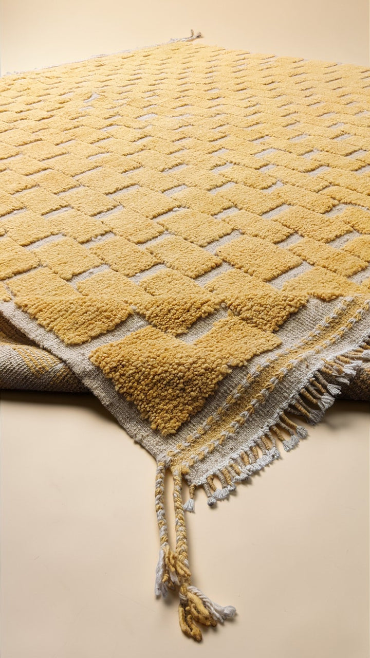 Moroccan Textured Rug - Size: 10.2 x 8.2