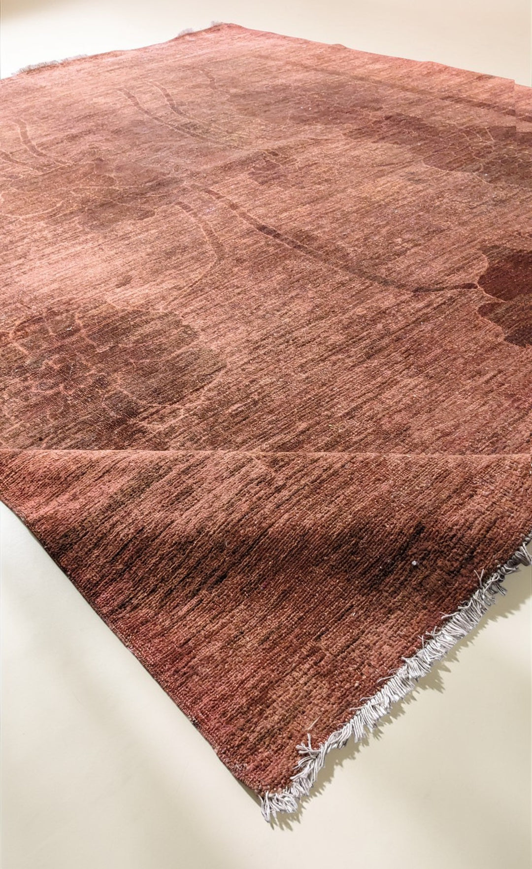 Overdyed Modern Gabbeh Rug - Size: 9.9 x 8