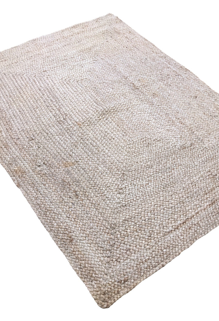 Flatweave Natural Jute Rug - Size: 5.8 x 4.1