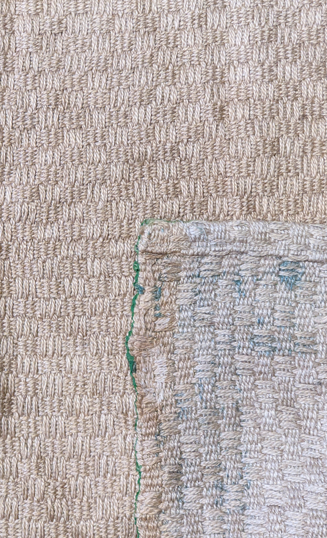 Flatweave Natural Jute Rug - Size: 5.2 x 4.6