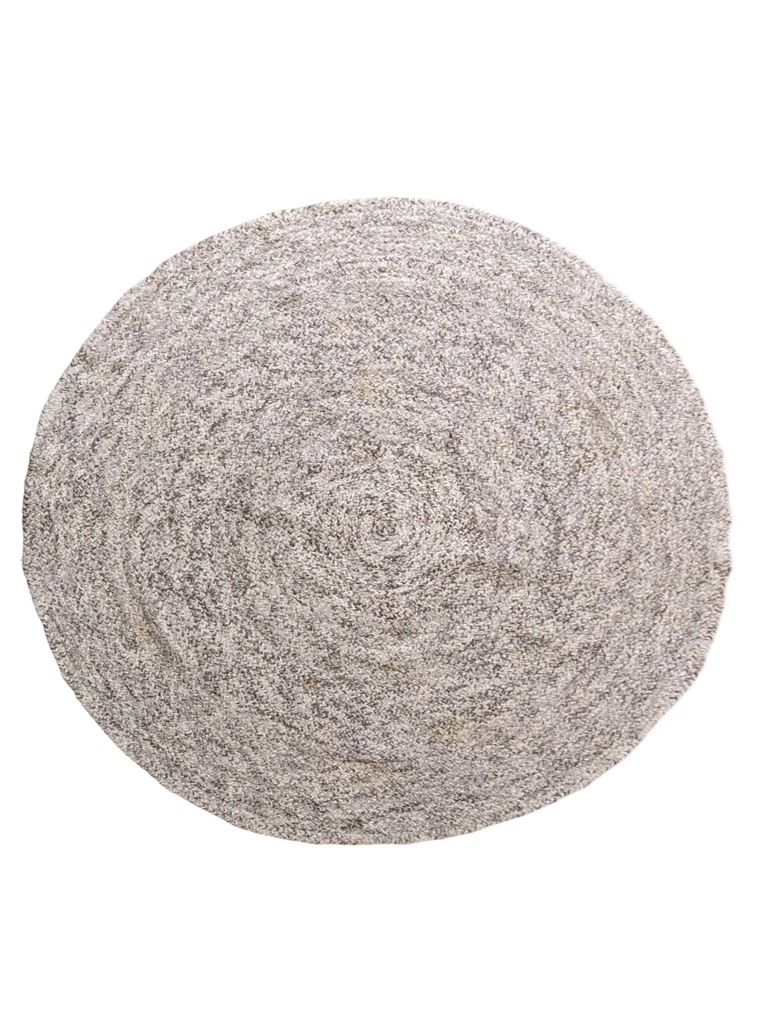 Braided Natural Round Jute Rug - Size: 5.10 x 5.10