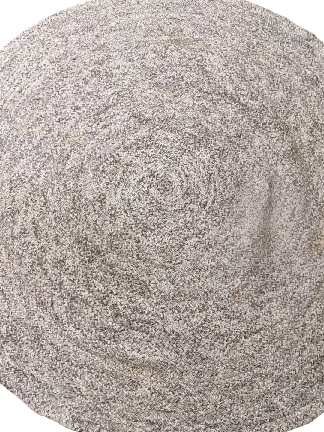 Braided Natural Round Jute Rug - Size: 5.10 x 5.10