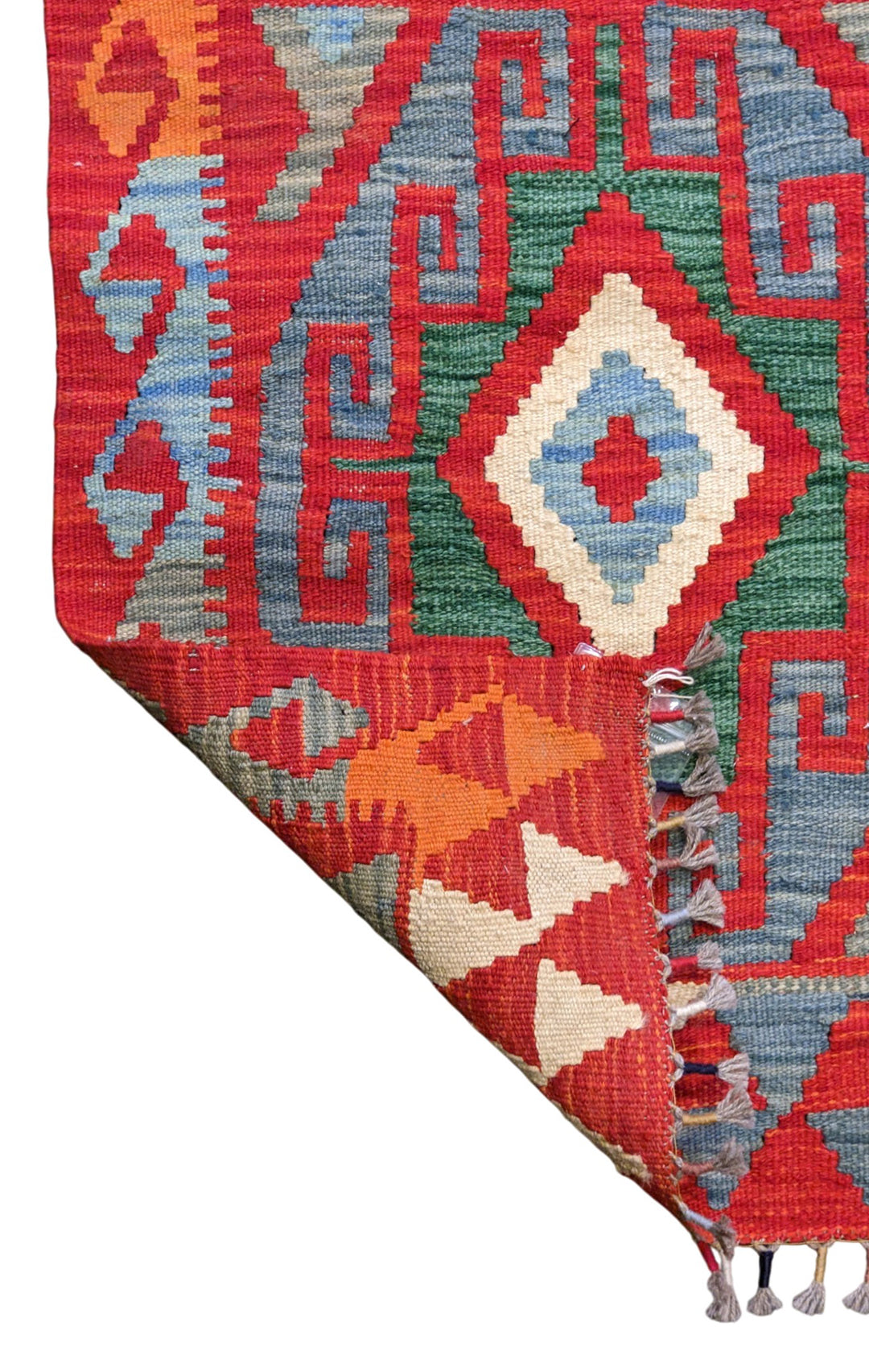 Maimana Afghanistan Kilim Rug - Size: 6.1 x 3.9