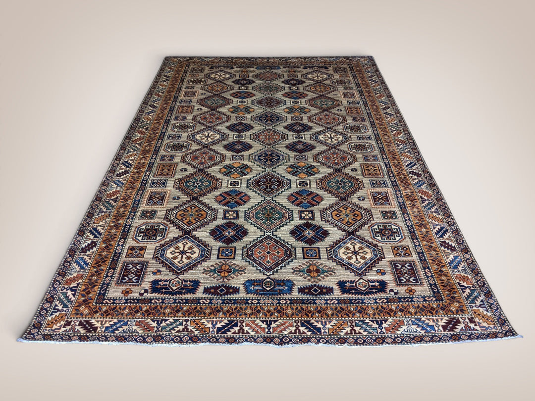 Super Kazak Rug - Size: 10.5 x 6.9