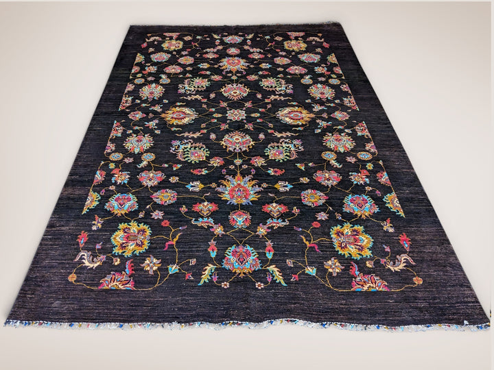 Chobi Ziegler Rug - Size: 9.11 x 6.9