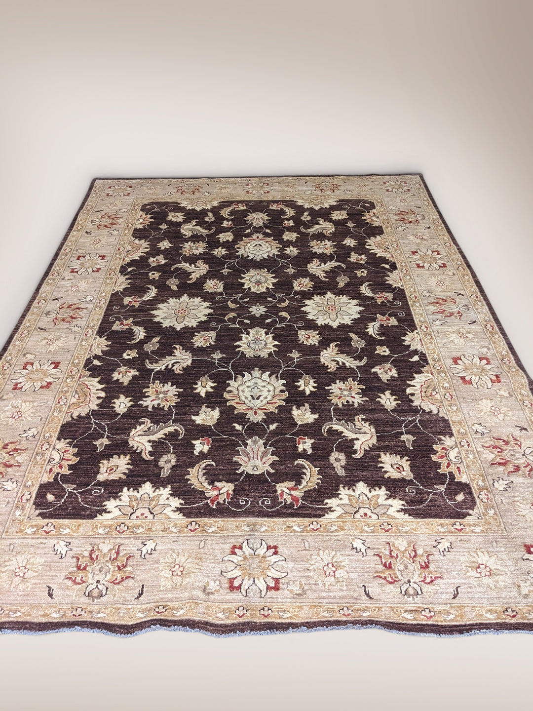 Chobi Ziegler Rug - Size: 9.7 x 6.11