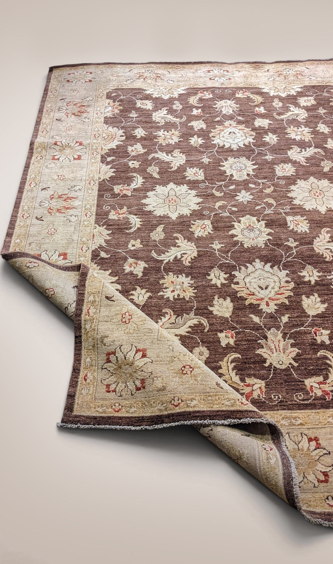 Chobi Ziegler Rug - Size: 9.7 x 6.11