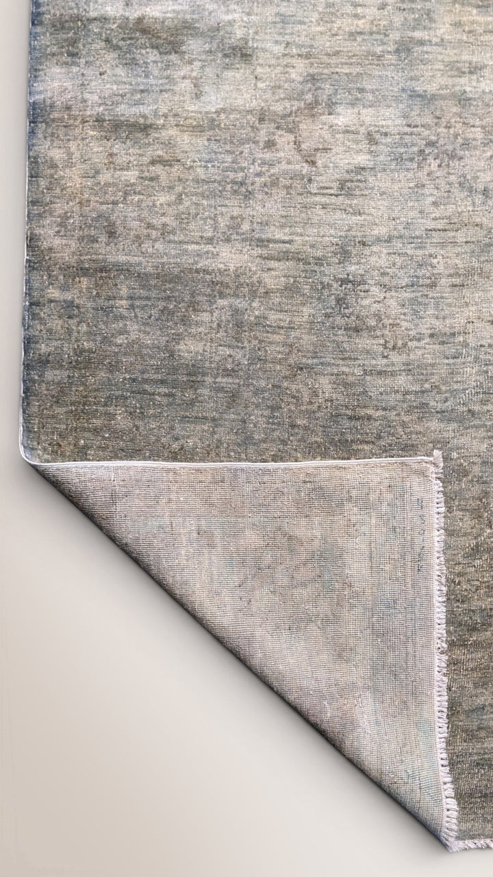 Overdyed Chobi Rug - Size: 9.7 x 6.7