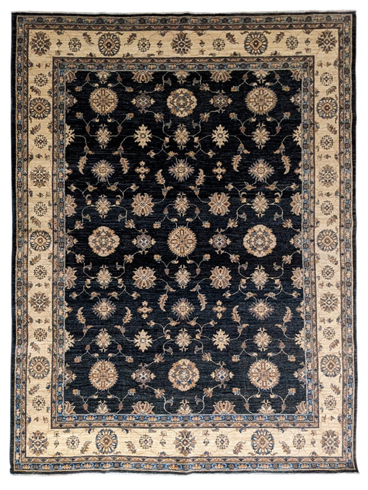 Chobi Ziegler Rug - Size: 9.7 x 6.6
