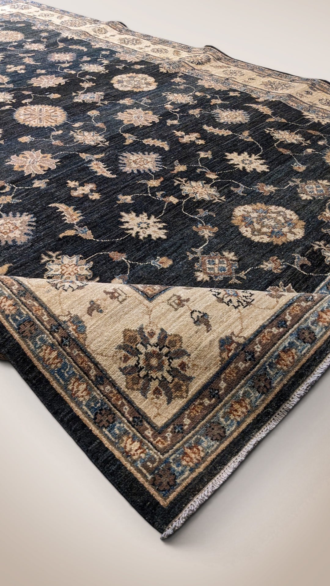 Chobi Ziegler Rug - Size: 9.7 x 6.6