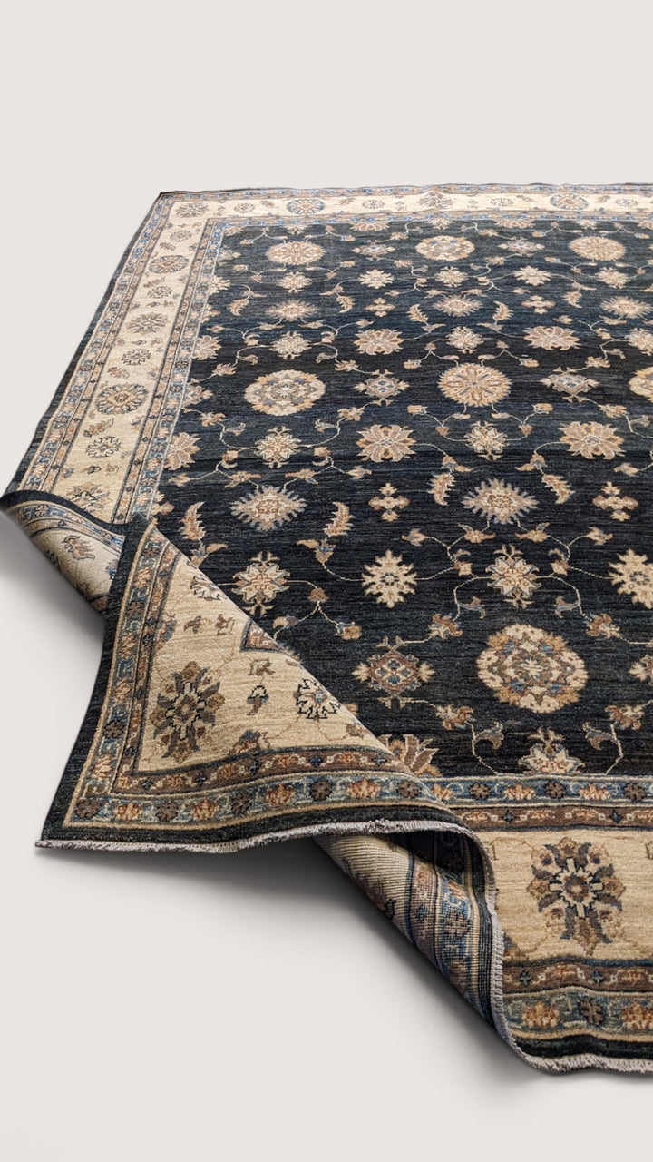 Chobi Ziegler Rug - Size: 9.7 x 6.6