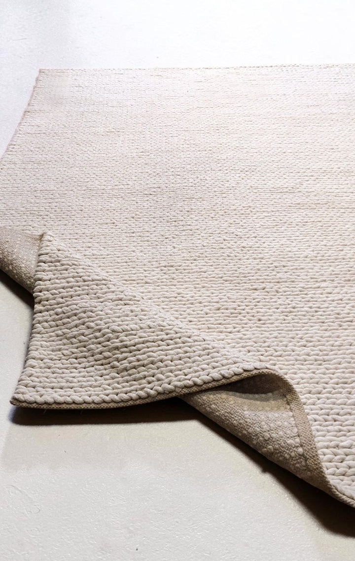 Damro Modern Textured Wool Rug - Size: 8.10 x 6