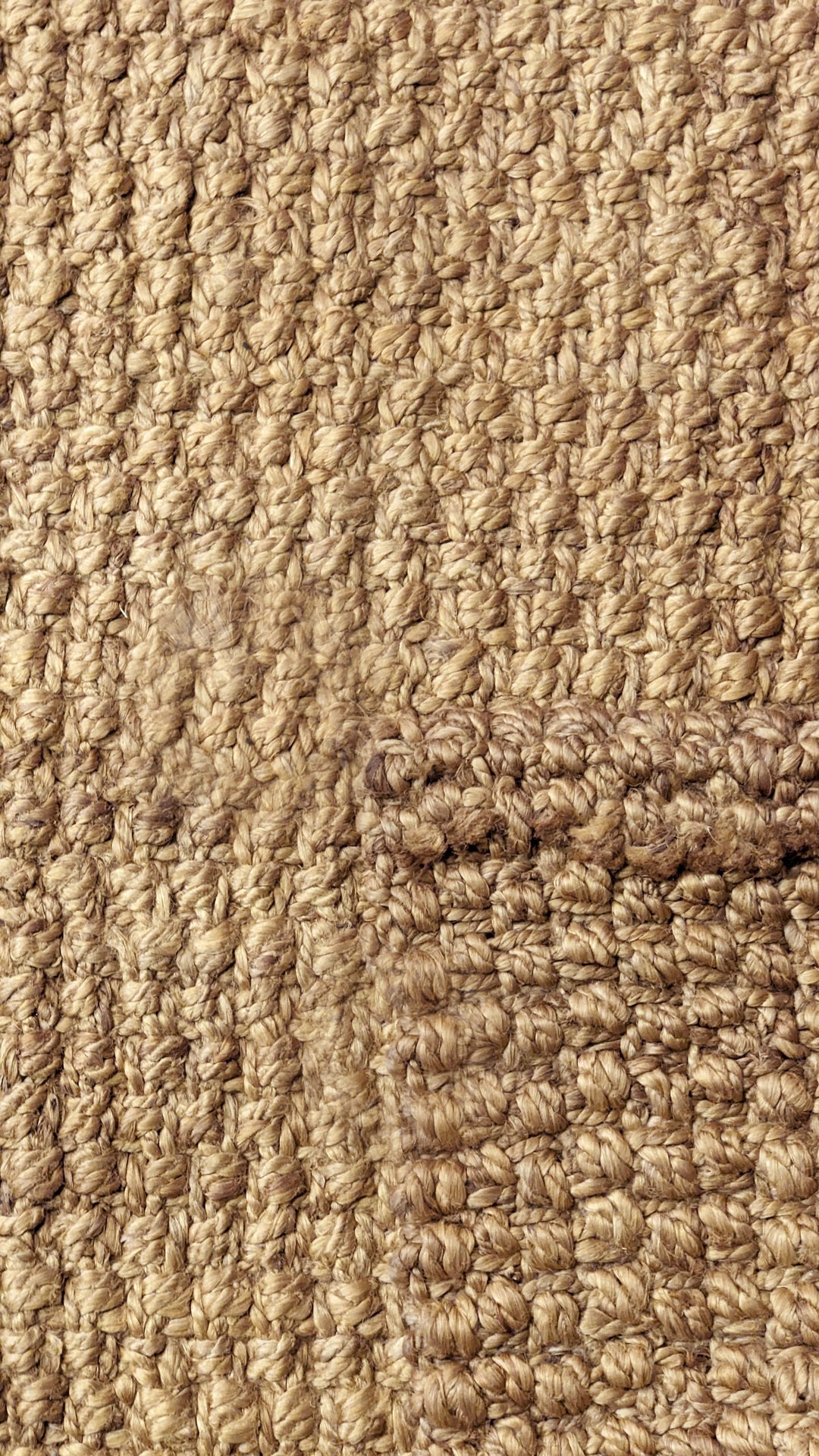 Chunky Natural Jute Rug - Size: 9.1 x 6.1