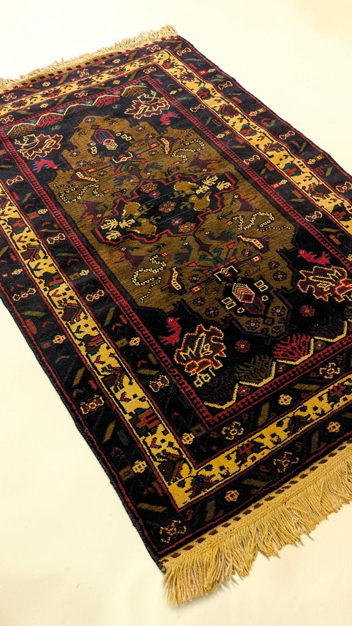 Baluchi Tribal Rug - Size: 6 x 3.7