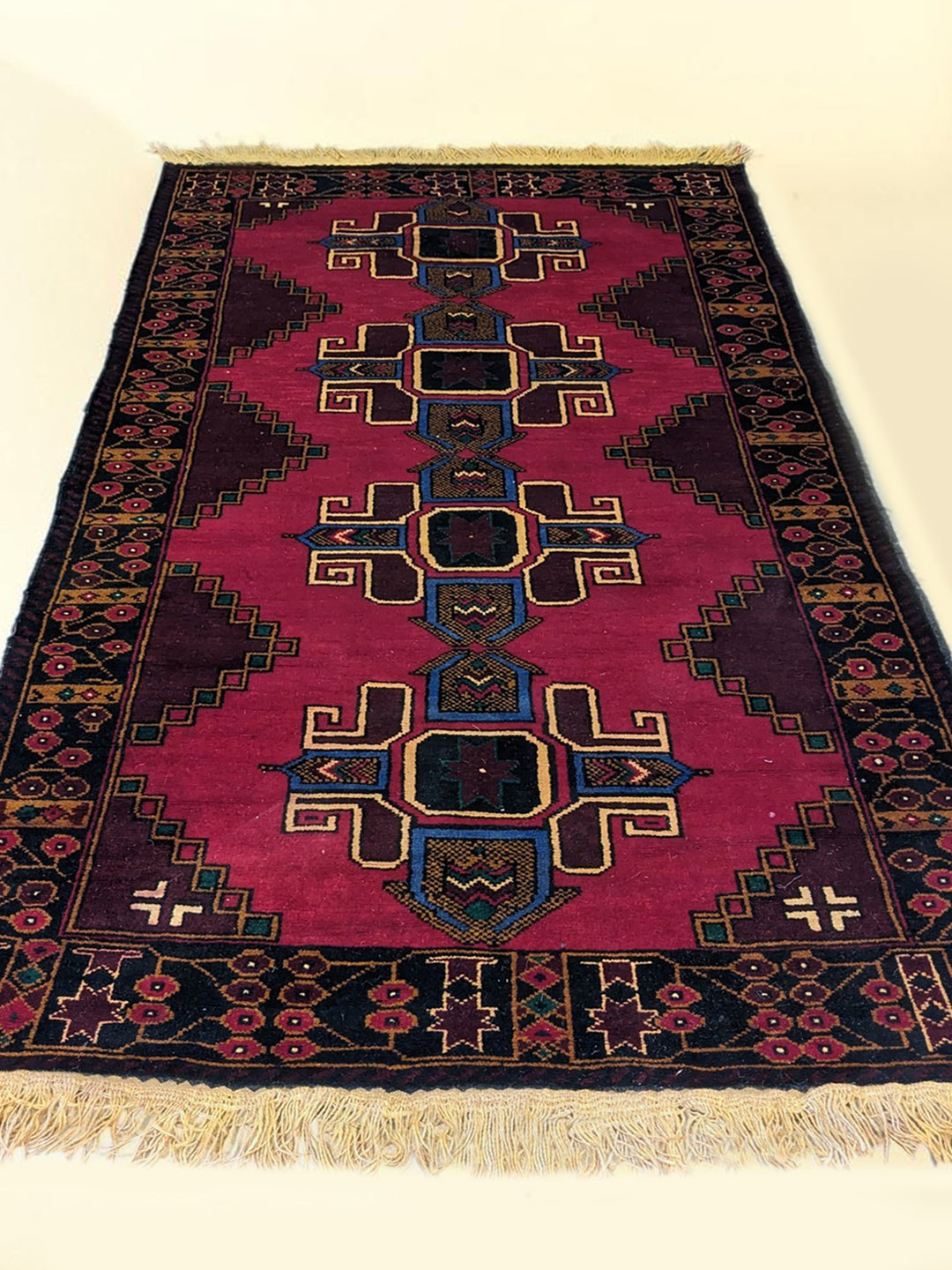 Baluchi Tribal Rug - Size: 6.6 x 3.6