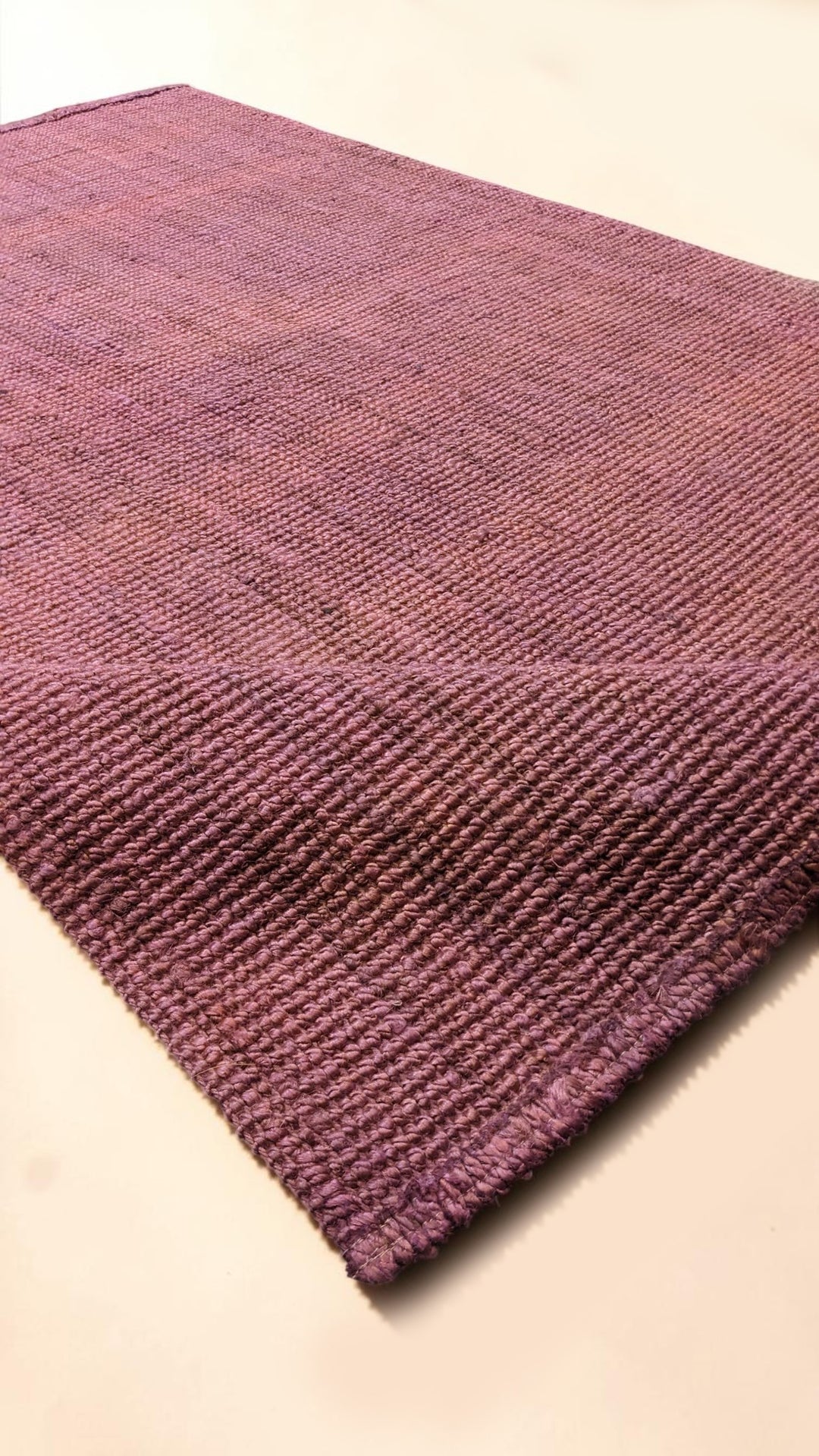Loop Overdyed Jute Rug - Size: 7.6 x 5.2