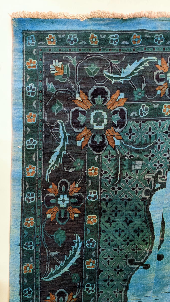 Persian Vintage Wash Rug - Size: 9.6 x 6.5