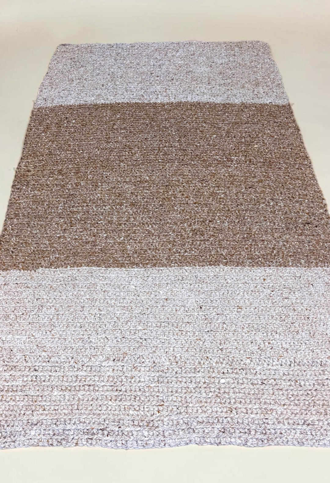 Braided Overdyed Jute Rug - Size: 7.1 x 3.9