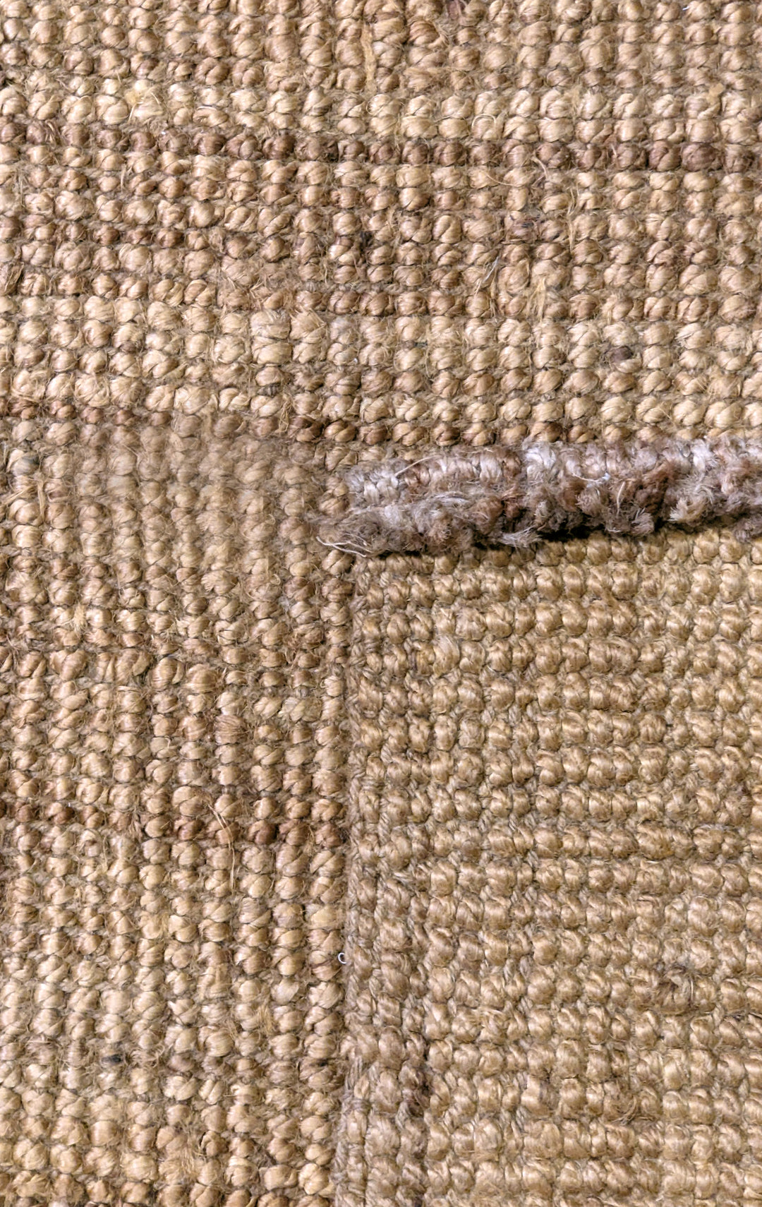 Braided Natural Jute Rug - Size: 9.3 x 6.5
