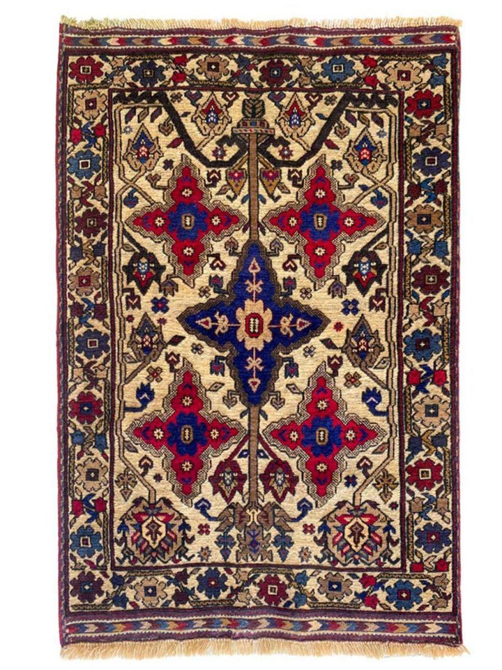 Afghani Barjesta Rug - Size: 5 x 3.6