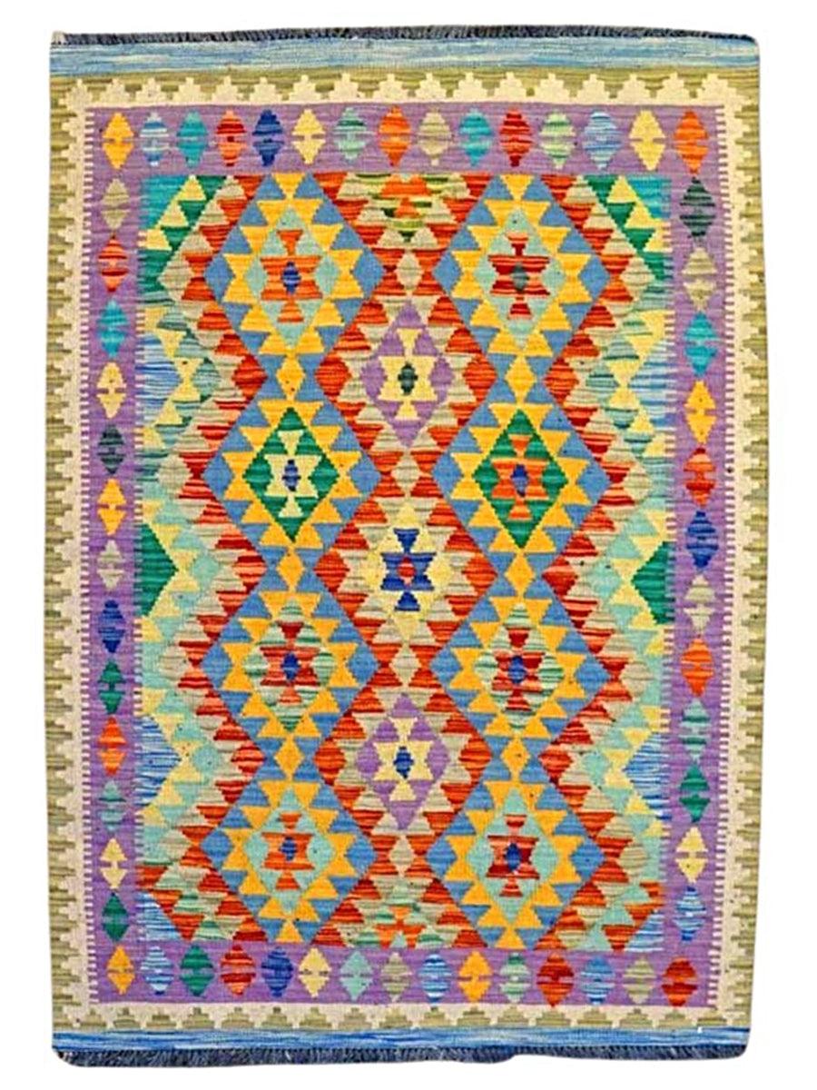 Colourful Bohemian Kilim - Size: 5.0 x 3.3