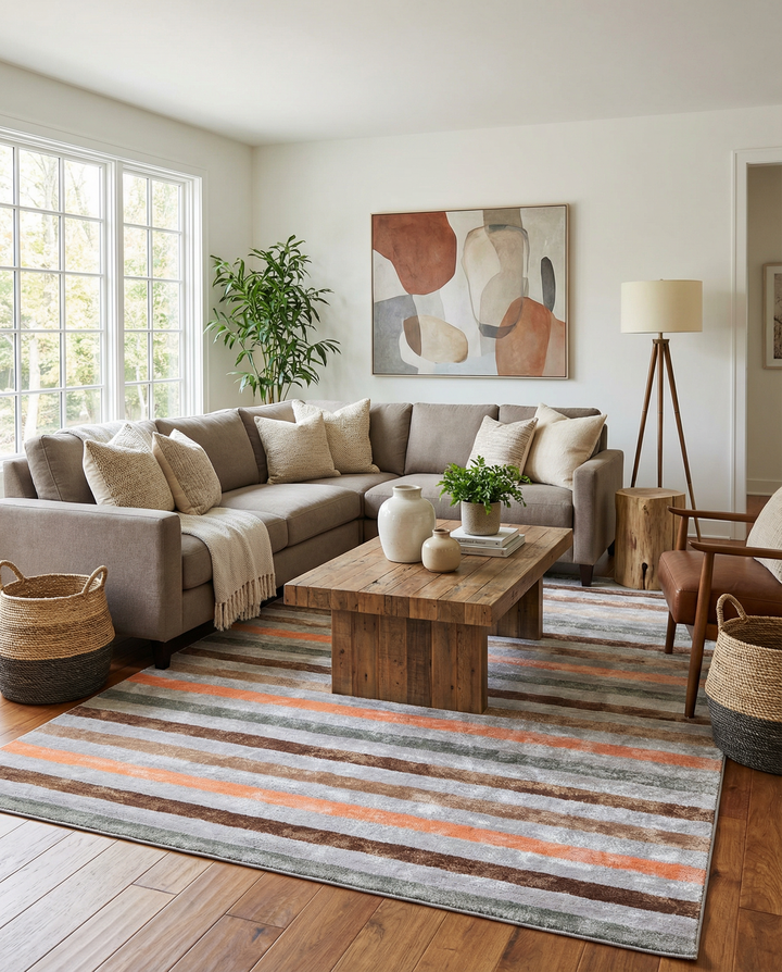 Tani Hand Tufted Rug - Size: 8.10 x 5.10