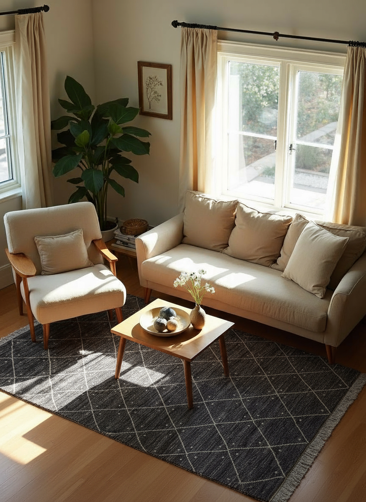 Amara Hand Knotted Rug - Size: 8.9 x 5.11