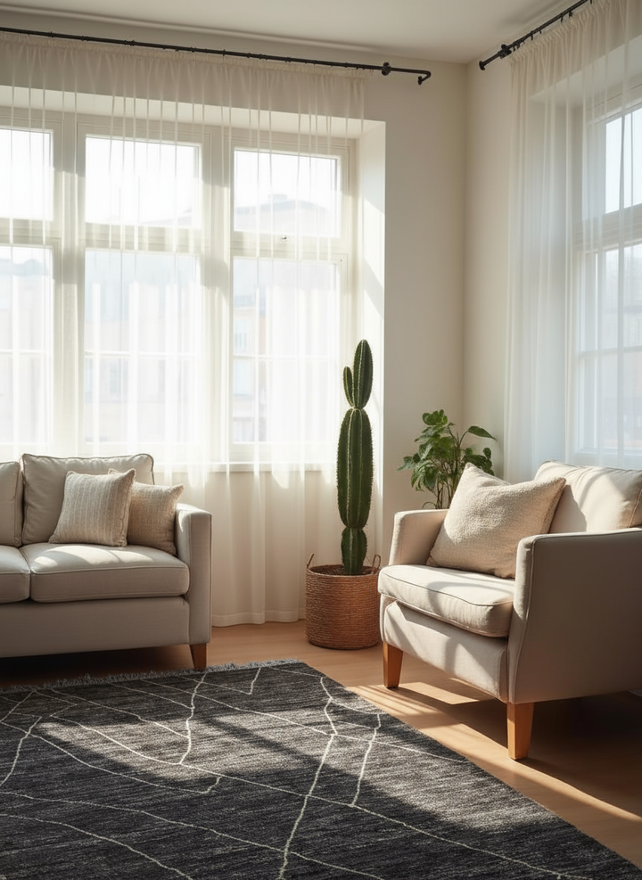 Essaouira Hand Knotted Rug - Size: 9 x 6.2