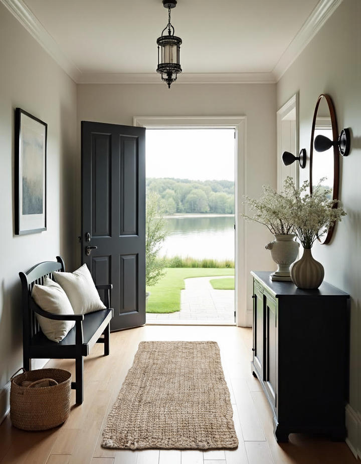 Chunky Natural Jute Runner - Size: 4.10 x 1.10